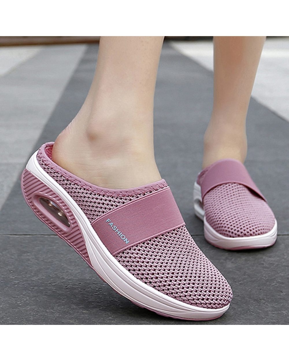 Women Sandals Fashion Wedges Platform Shoes Female Slides Women's Slippers Breathable Mesh Lightweight Ladies Footwear